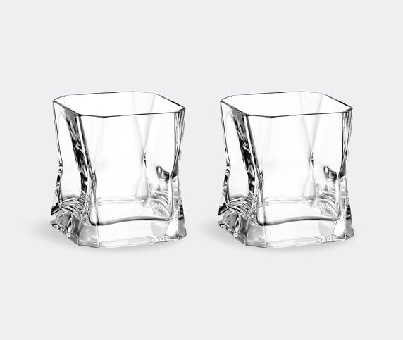 Arnolfo di Cambio 'Blade Runner' old fashioned tumbler glass, set of two, clear TRANSPARENT ARCA26CIB527TRA