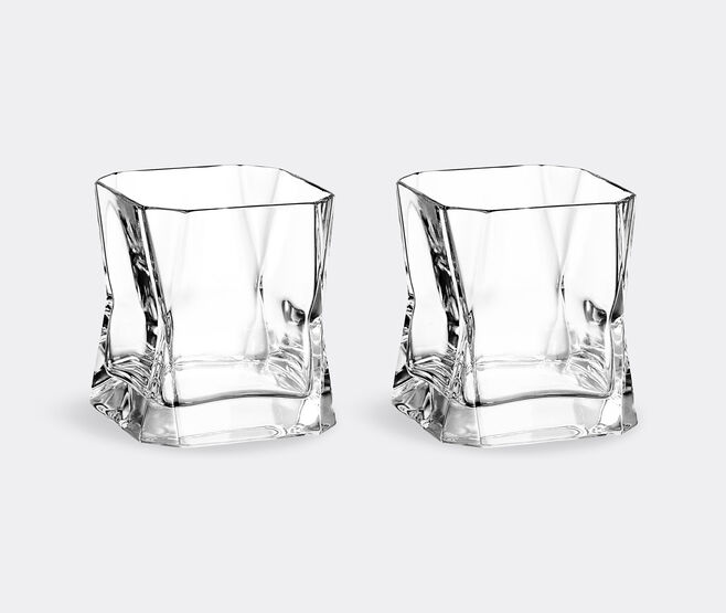 Arnolfo di Cambio 'Blade Runner' old fashioned tumbler glass, set of two, clear TRANSPARENT ARCA26CIB527TRA