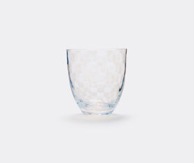 Hirota Glass 'Checker' tumbler WHITE HIRO16CHE705WHI