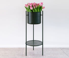 XLBoom &#39;Ent&#39; plant stand, medium, green GREEN XLBO20ENT906GRN