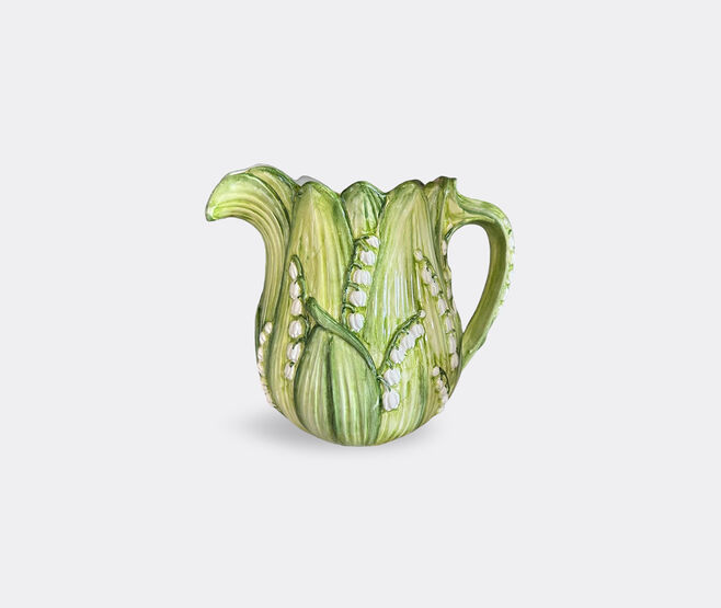 Les-Ottomans 'Lily of the Valley' ceramic jug MULTICOLOUR OTTO23LIL810MUL