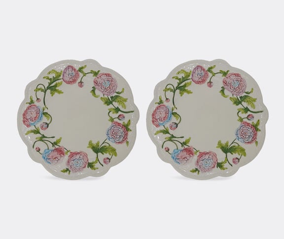 Les-Ottomans Ortensie Set Of 2 Ceramic Presentation Plates undefined ${masterID} 2