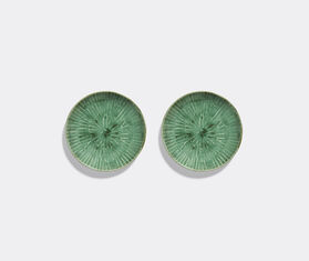Serax 'Verde Lanza' starter plate, set of two, green GREEN SERA26PLA165GRN