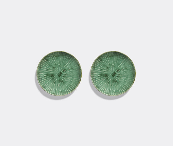 Serax 'Verde Lanza' starter plate, set of two, green undefined ${masterID}