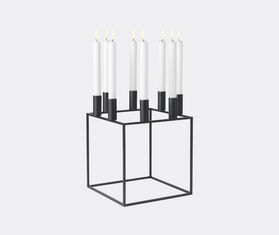 Audo Copenhagen &#39;Kubus 8&#39; candleholder, black BLACK BYLA22KUB095BLK