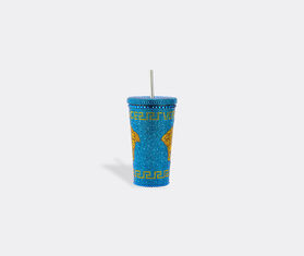 Versace 'Medusa' studded travel cup mug, Capri blu BLUE VERS22TRA365BLU
