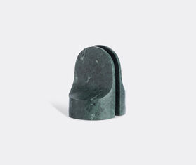 XLBoom 'Emoji' bookends, green marble GREEN XLBO20EMO575GRN