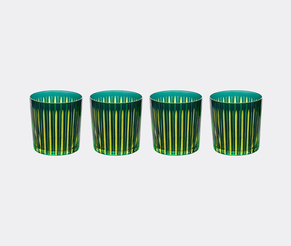 L'Objet 'Prism' cocktail glass, set of four, green undefined ${masterID}
