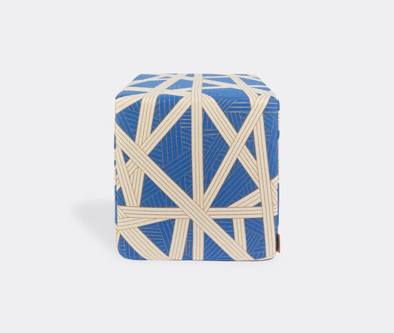 Missoni 'Nastri' pouf cube, blue BLUE MIHO23NAS003MUL