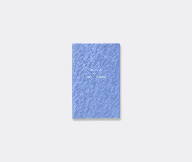 Smythson 'Travels and Experiences' notebook, Nile blue BLUE SMYT19TRV871BLU