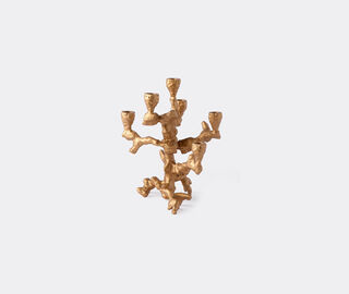 POLSPOTTEN 'Apple Tree' candle holder, small GOLD POLS22CAN389GOL