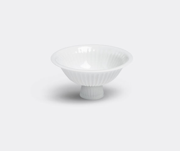 Lyngby Porcelæn 'Tsé' bowl with foot Unglazed white ${masterID}