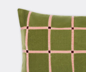 Christina Lundsteen &#39;Athena&#39; cushion, leaves, pale rose and wine MULTICOLOUR CHLU25ATH156MUL