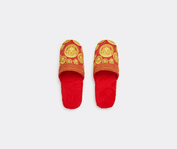 Versace 'Medusa Amplified' slippers, red