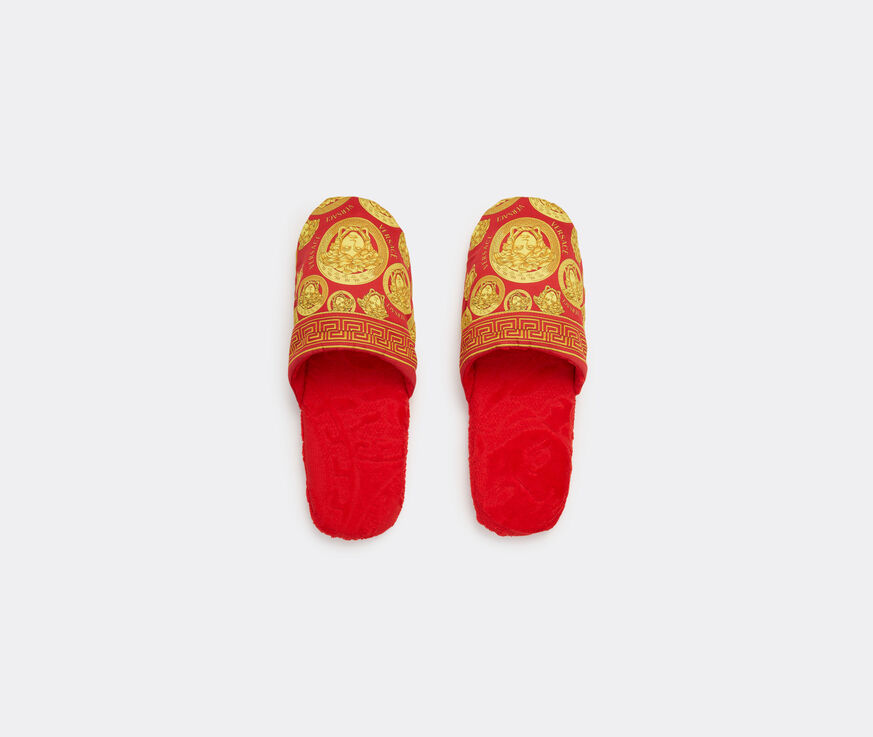 Versace 'Medusa Amplified' slippers, red  VERS22SLI053RED