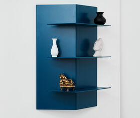 Atelier Ferraro &#39;Folded&#39; shelving system, green-blue MULTICOLOUR ATFE24FOL977MUL