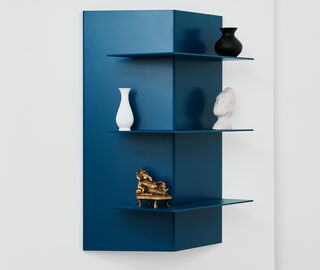 Atelier Ferraro 'Folded' shelving system, green-blue MULTICOLOUR ATFE24FOL977MUL