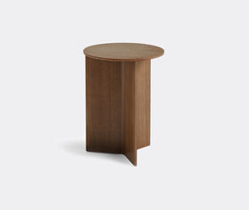 Hay 'Slit' round table, high, walnut WALNUT HAY122SLI226BRW