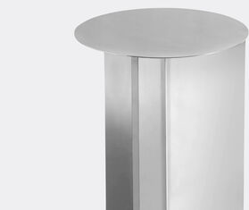 Hay &#39;Slit&#39; round table, high, mirror silver MULTICOLOUR HAY122SLI948SIL