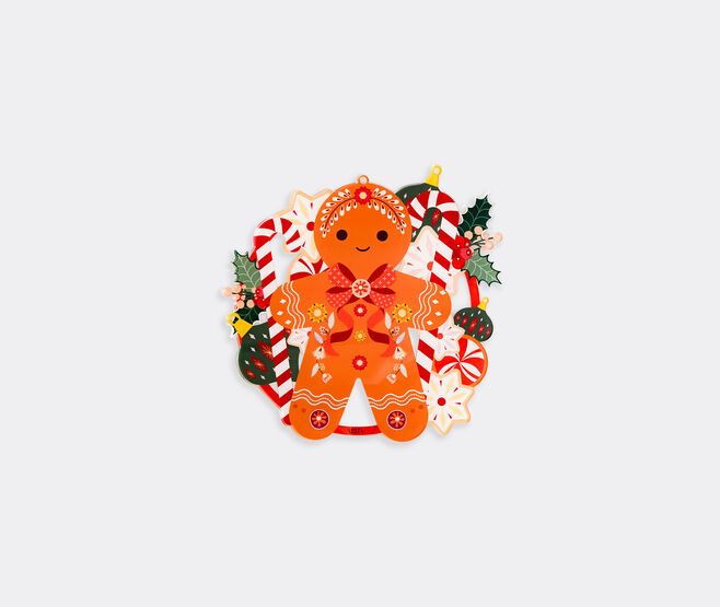 VESTA 'Mr Ginger' wreath, multicolor ORANGE VEST26MRG473ORA