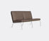 NORR11 'The Man' two seat couch, dark brown Dark Brown NORR21THE730BRW