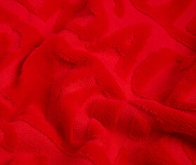 Versace 'I Love Baroque' beach towel, red RED VERS22BEA868RED
