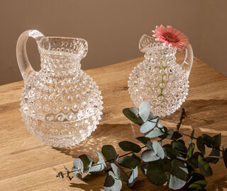 KLIMCHI 'Hobnail Jug' small, clear TRANSPARENT KLIM22HOB020TRA