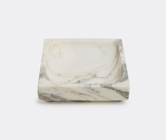 Michael Verheyden Small square tray, white laguna marble white ${masterID}