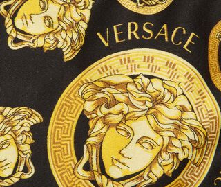Versace 'Medusa Amplified' eye mask, black BLACK VERS22EYE745BLK