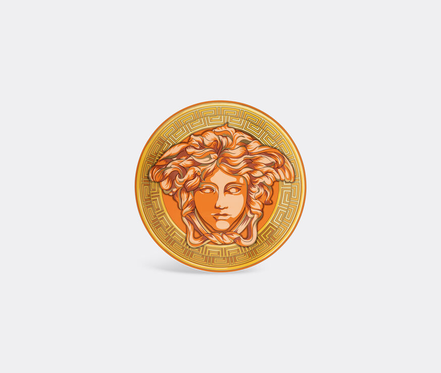 Rosenthal 'Medusa Amplified' service plate, orange coin  ROSE22MED298ORA