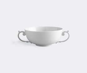 L'Objet 'Aegean' soup bowl with two handles, white WHITE LOBJ23AEG421WHI