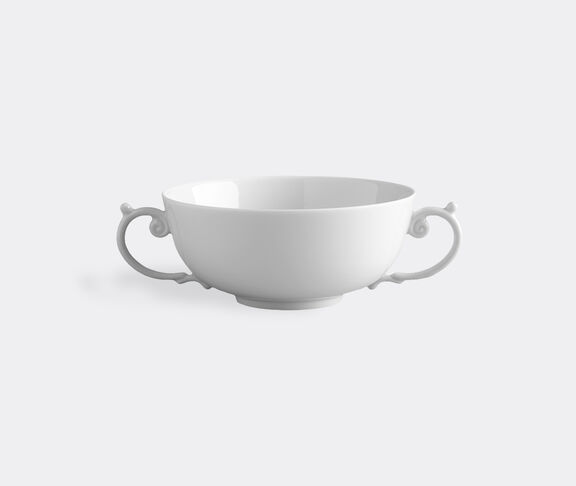 L'Objet Aegean White Soup Bowl With 2 Handles undefined ${masterID} 2