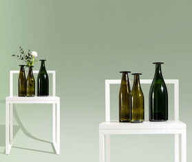 Cappellini 'Green Bottles', set of three GREEN CAPP20GRE089GRN