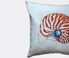 Les-Ottomans 'Shell' embroidered cushion multicolor OTTO23COT224MUL