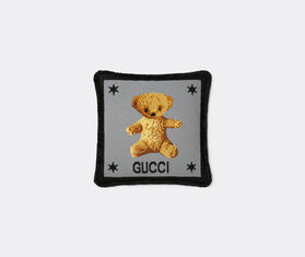 Gucci 'Teddy Bear' cushion, grey and black MULTICOLOUR GUCC23CUS602MUL