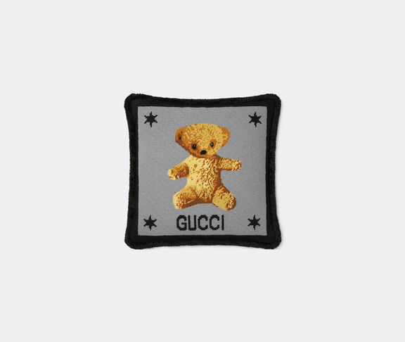 Gucci 'Teddy Bear' cushion, grey and black undefined ${masterID}