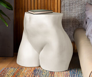 Seletti 'Pieces of Me, Her' stool, white WHITE SELE25PIE567WHI
