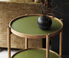 Brdr. Krüger 'Bølling' tray table, 500mm, oak, green  BRDR21BOL435GRN