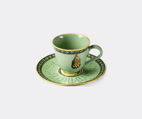 Gucci 'Odissey' demitasse cup with saucer, set of two, green GREEN GUCC22ODI328GRN