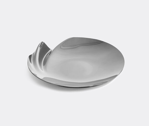 Zaha Hadid Design 'Serenity' platter, small, silver