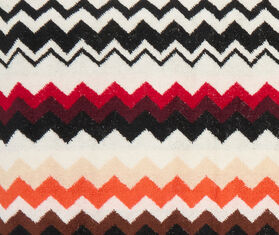 Missoni &#39;Best&#39; towel set, two pieces, red multicolor MULTICOLOUR MIHO25BES248RED