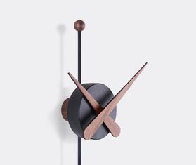 Nomon 'Punta' wall clock WALNUT NOMO21PUN064BLK