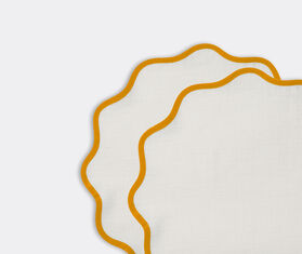La DoubleJ &#39;Cloud&#39; tablemat, set of two, ocher MULTICOLOUR LADJ23CLO495YEL