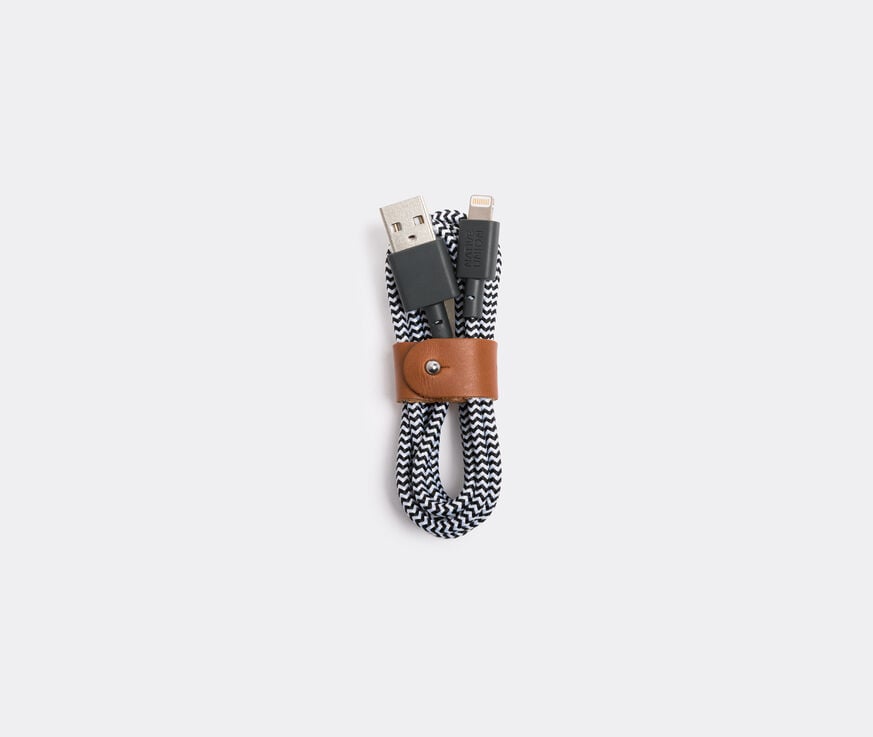 Native Union 'Belt' cable Black, white NAUN17BEL992BLK