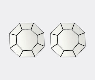 Serax 'Carte Blanche' dessert plate, set of two, white WHITE SERA26DES460WHI