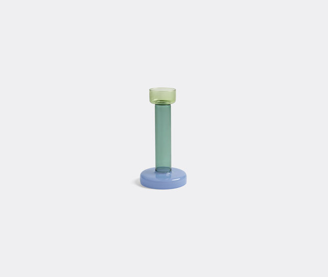 &k Amsterdam 'Bole' candleholder, large, blue and green MULTICOLOUR AMST25BOL262MUL