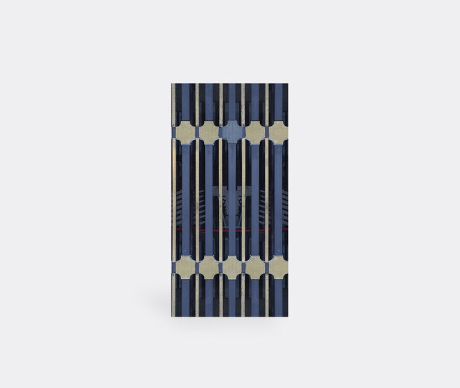 Wall&dec&ograve; 'Ornate Ts' wallpaper, blue BLUE WADE20ORN389BLU