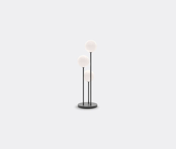 Cassina 'Eliomoon' floor lamp, UK plug Black and white CASS21ELI933BLK