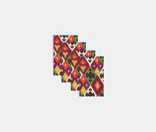 Cabana 'Diamond Ikat' napkins, set of four MULTICOLOUR CABA23DIA125MUL