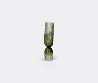 Pomax 'Diabolo' hurricane vase, large, green GREEN POMA26DIA693GRN